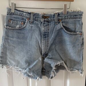 Women's Blue Denim Shorts